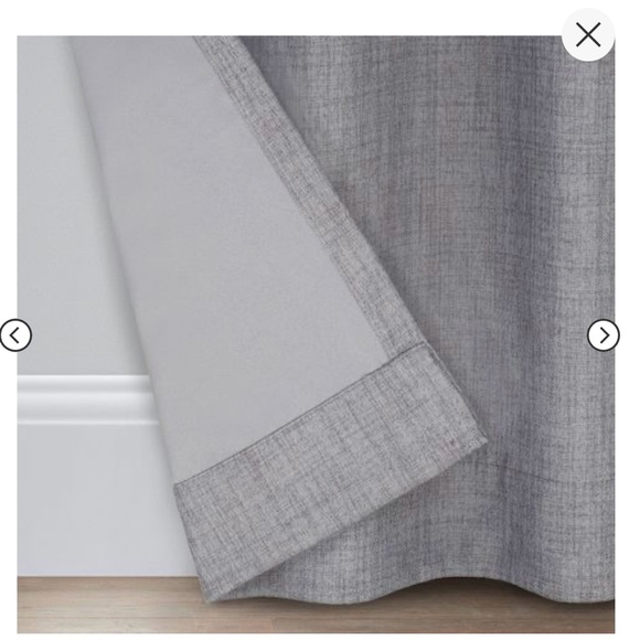 New Eclipse Blackout Window Curtain Light Grey - Picture 5 of 5